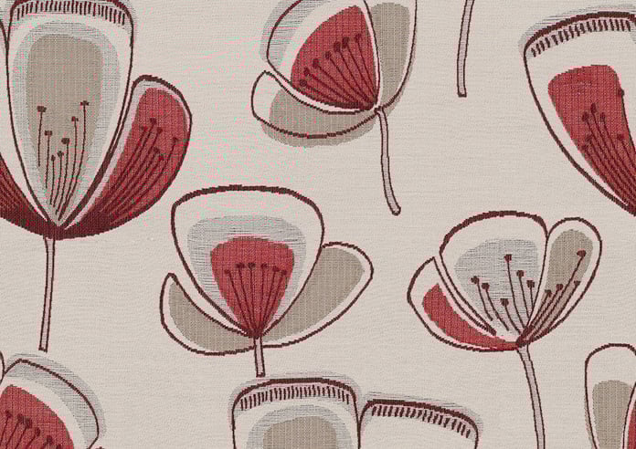 Helix, Red - Twist&Fit Roman Blind - Image 7